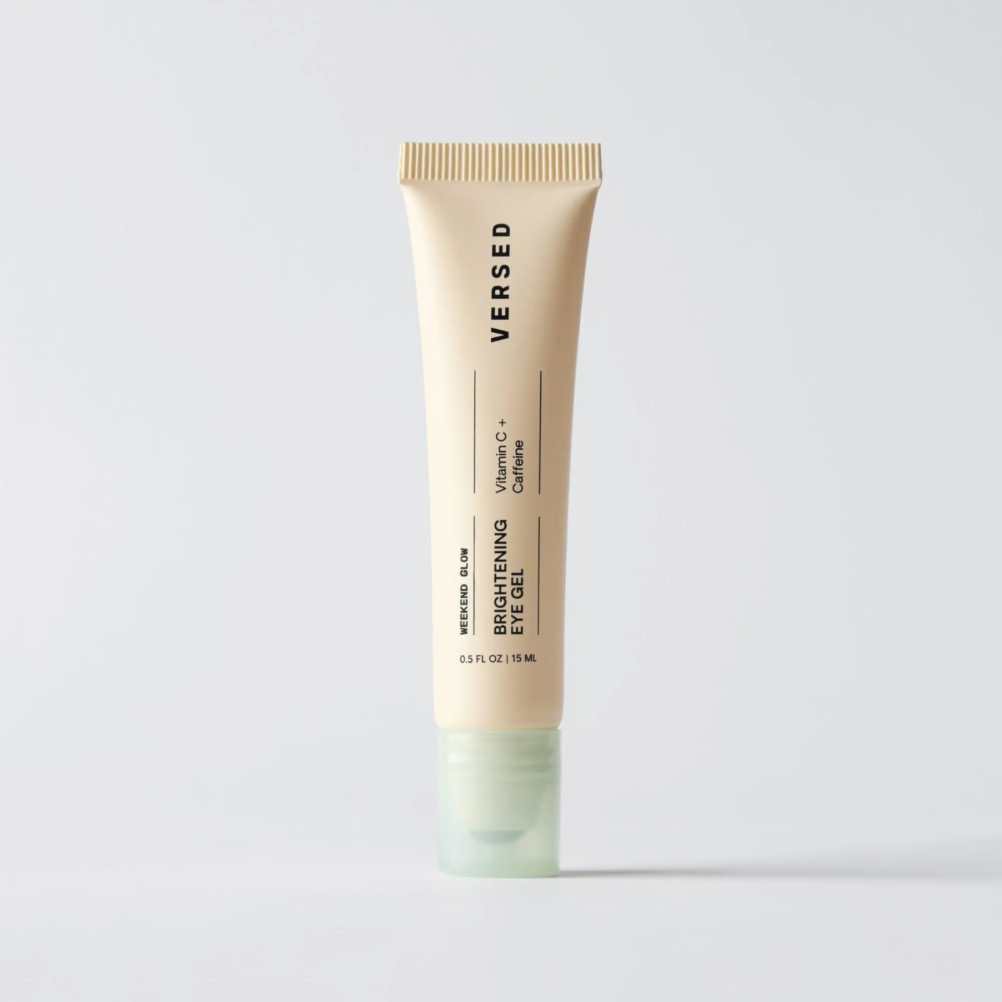 Versed Weekend Glow Eye Gel - Caffeine Under Eye Cream for Dark Circles - Vitamin C Treatment for Dark Spots, Wrinkles & Bags for Under Eyes