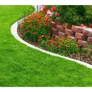 Pure Garden Set of 5 Interlocking Panels MetalGarden Fencing