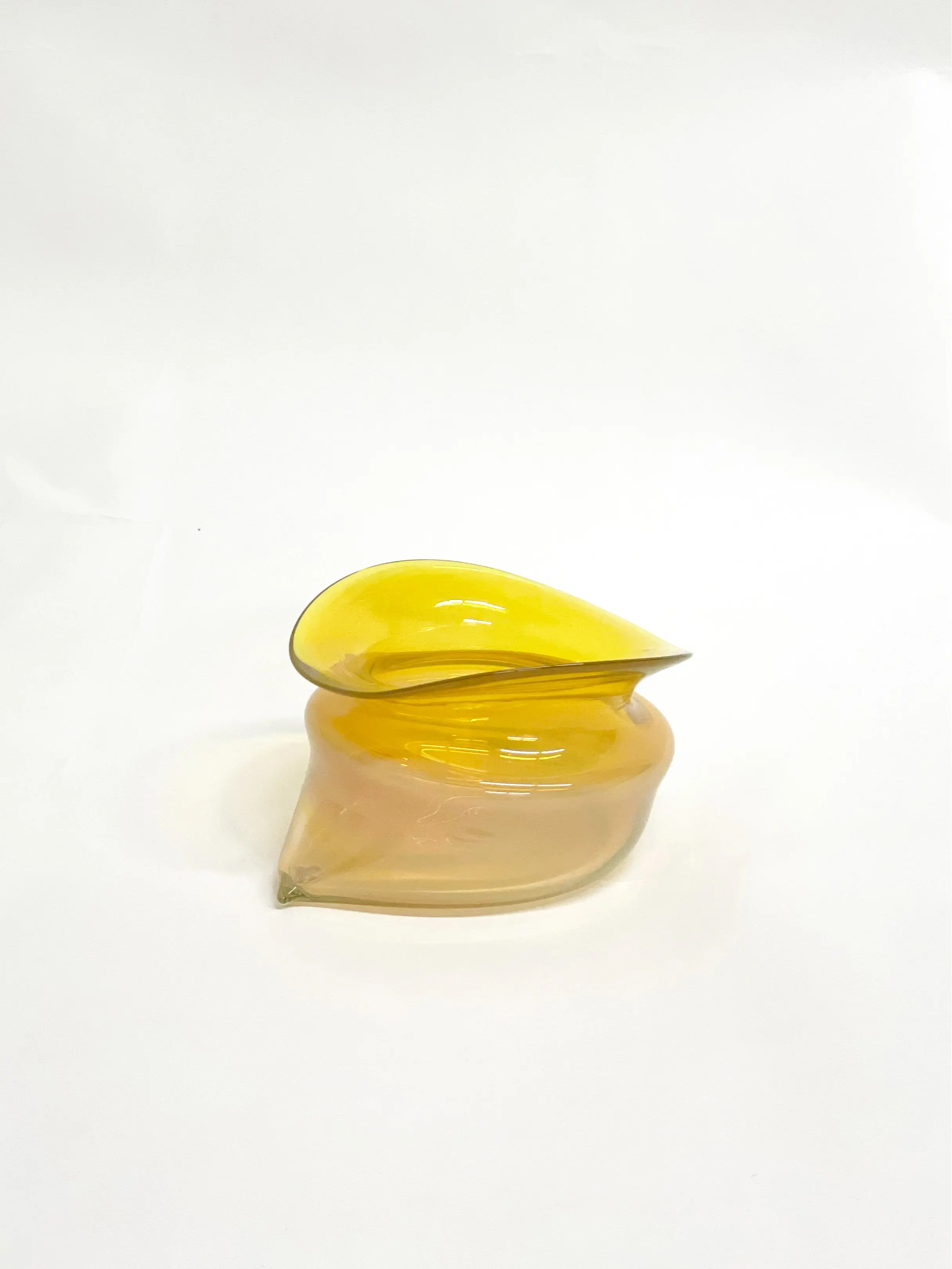 Sticky Glass Deflated Bowl #6 (Small) - Tableware