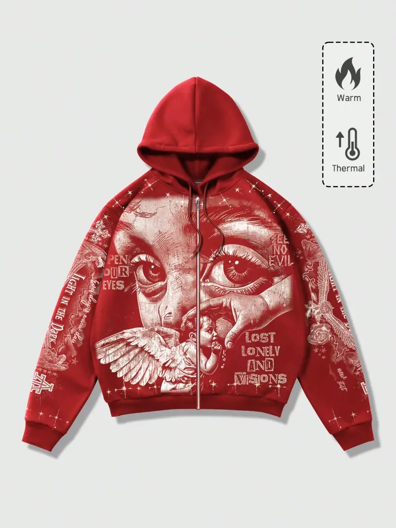 angel hoodie zip up - TikTok Shop