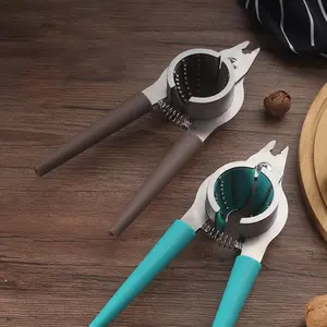 Stainless Steel Walnut Opener, 1 Count Portable Manual Walnut Plier, Household Walnut Opener, Kitchen Gadgets for Home Use