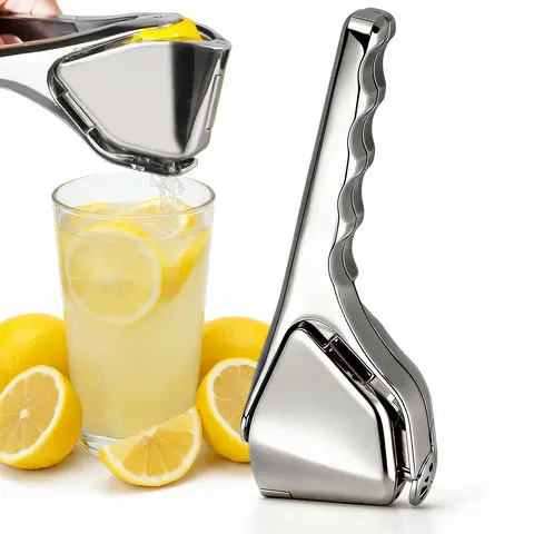 【AREL】 Stainless Steel Citrus Squeezer, Lemon Squeezer, Manual Juicer for Fruit, Kitchen Utensils