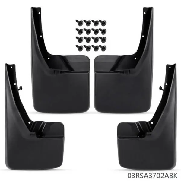 Fit For 09-18 Dodge Ram Car Front Rear Splash Guards Mud Flaps Mudflaps Mudguard G-PLUS