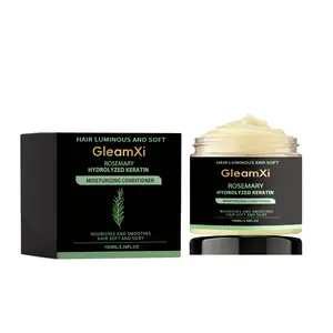 GleamXi Rosemary Hair Conditioner for Damaged Dry Hair, Intensively Repairs & Controls Frizz, Infused with Natural Rosemary Oil to Nourish Scalp, Leaves Hair Silky Shiny & Smooth, Sulfate-Free Formula for Daily Use