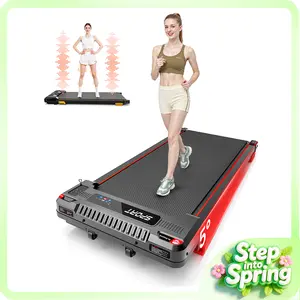 【StepIntoSpring】Walking Vibration Pad , Incline Under Desk Treadmill 330lbs Capacity, 2.5HP Portable Treadmills for Home, Compact Treadmills Mini Running Machine with Remote Control