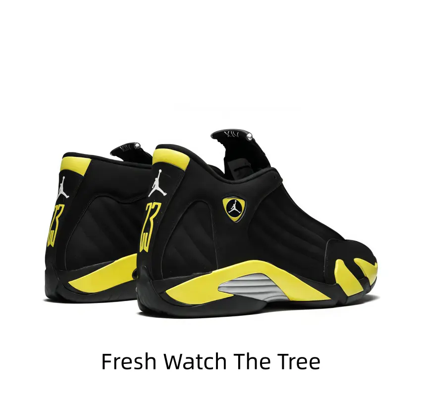 Matte Black Mid Basketball Sneakers Bright Vivid Yellow Sculpted Overlays Shield Side Logo White Jumpman Emboss Yellow Heel & Toe Trim Wave Cushion Midsole