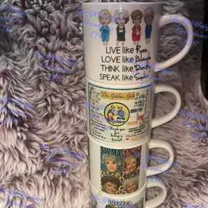Golden Girls 10oz Stackable Coffee Mug Set -  Drinkware Cup