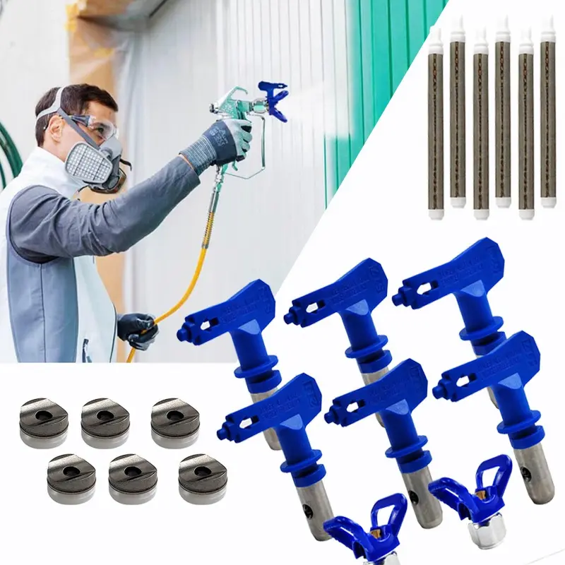 14 Pcs Reversible Spray Tips Reversible Airless Paint Sprayer Nozzle Tips Airless Paint Spray Guns Airless Sprayer Spraying Machine Parts for Homes Buildings Decks or Fences (211, 315, 417, 515, 517, 623) - Home Improvement.