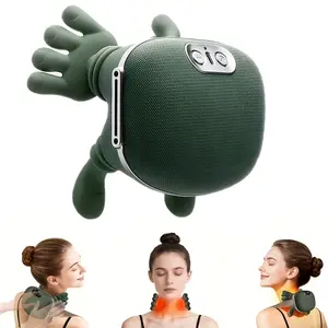 Bioheating Massage Master, Neck & Shoulder Massager, Wireless Portable Electric Acupressure 4D Kneading, Human Hand Design, Perfect Christmas Gift