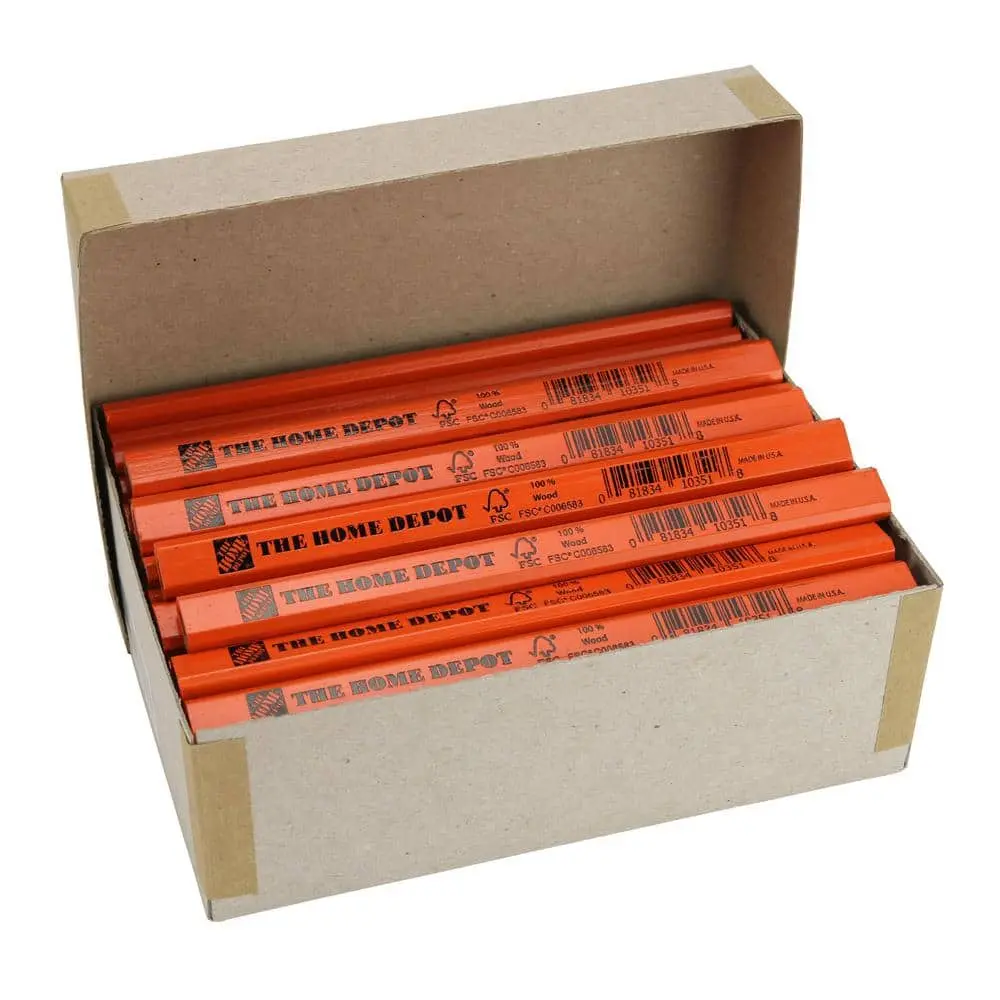 Over-sized FCS 100% Carpenter Pencils Bulk (72-Pack, Boxed) Over-sized FCS 100% Carpenter Pencils Bulk (72-Pack, Boxed)