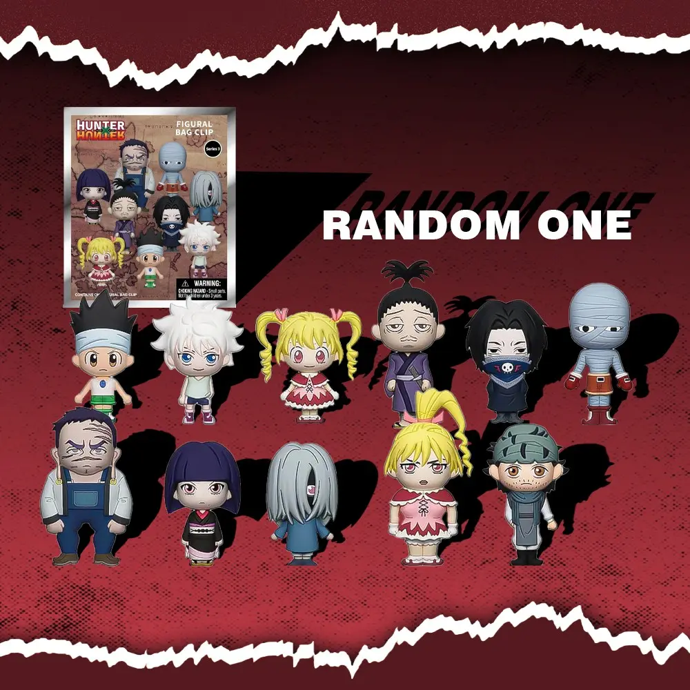 Hunter X Hunter Blind Bag Keychain, Gon & Killua 3D Collectible, Mystery Anime Figure Keyring, Manga Fan Gift, Room Decor Accessory, Keychain Charm, Keychain Collectibles