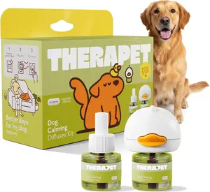TherapetMD 60-Day Dog Calming Diffuser - Helps with Stress, Destructive Behavior, Pee Accidents, Separation Anxiety, Barking, Aggression & Chewing - 60-Day Refill Included - Packaging May Vary - Results May Vary
