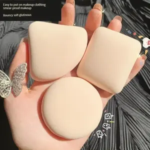 1/3/6/9 Piece Dual-Use Makeup Puff Sponge Pad, Triangle Puff, Soft and Cute Foundation Powder Applicator, Dry and Wet Use Cosmetic Tool