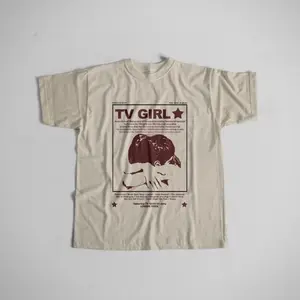 Y2k Tv Girl Lovers Rock Song T-Shirt, Vintage Graphic Tees Gothic Grunge Y2k Emo Scene Amity Affliction Style Clothes Men Women Streetwear