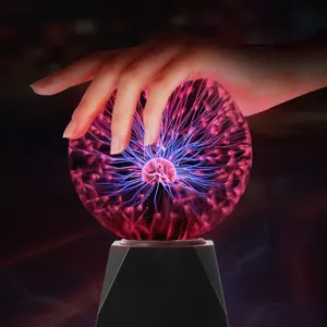 Magic Touch Static Electric Ball, Magic Night Light, Lightning Fantasy Atmosphere Lamp, Creative Gift for Birthdays & Holidays