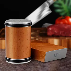 Sharpening Tool with Rotating Blade Set Adjustable 15° & 20° Angles for Any Steel Hardness Perfect Gift for Friends Relatives Carnival Halloween Christmas