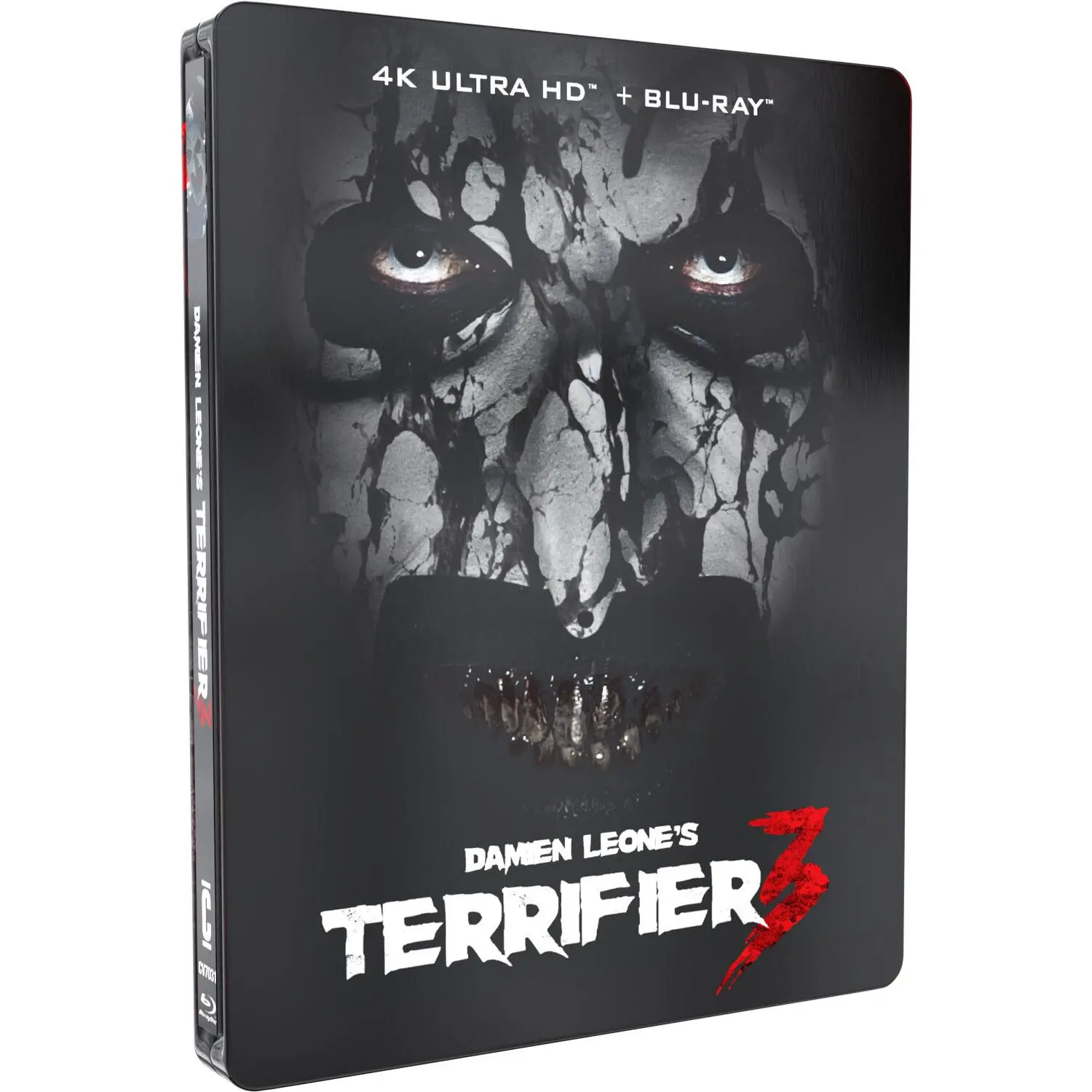 Terrifier 3 (Steelbook)  [4K ULTRA HD BLU-RAY MOVIE] With Blu-Ray, 4K Mastering, Collector's Ed, Steelbook, Subtitled, Sign Language