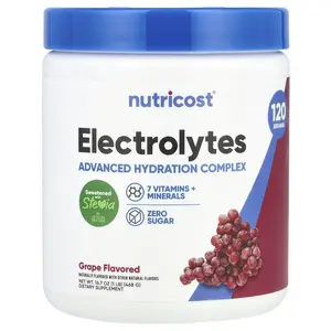 Nutricost Electrolytes, Advanced Hydration Complex, Grape, 1 lb (468 g)