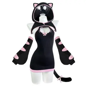 Koruraclub Cute Tabby Cat  Cosplay Costume - Adorable Feline Outfit for Valentine's Day/Theme Parties - KO92 Lingerie