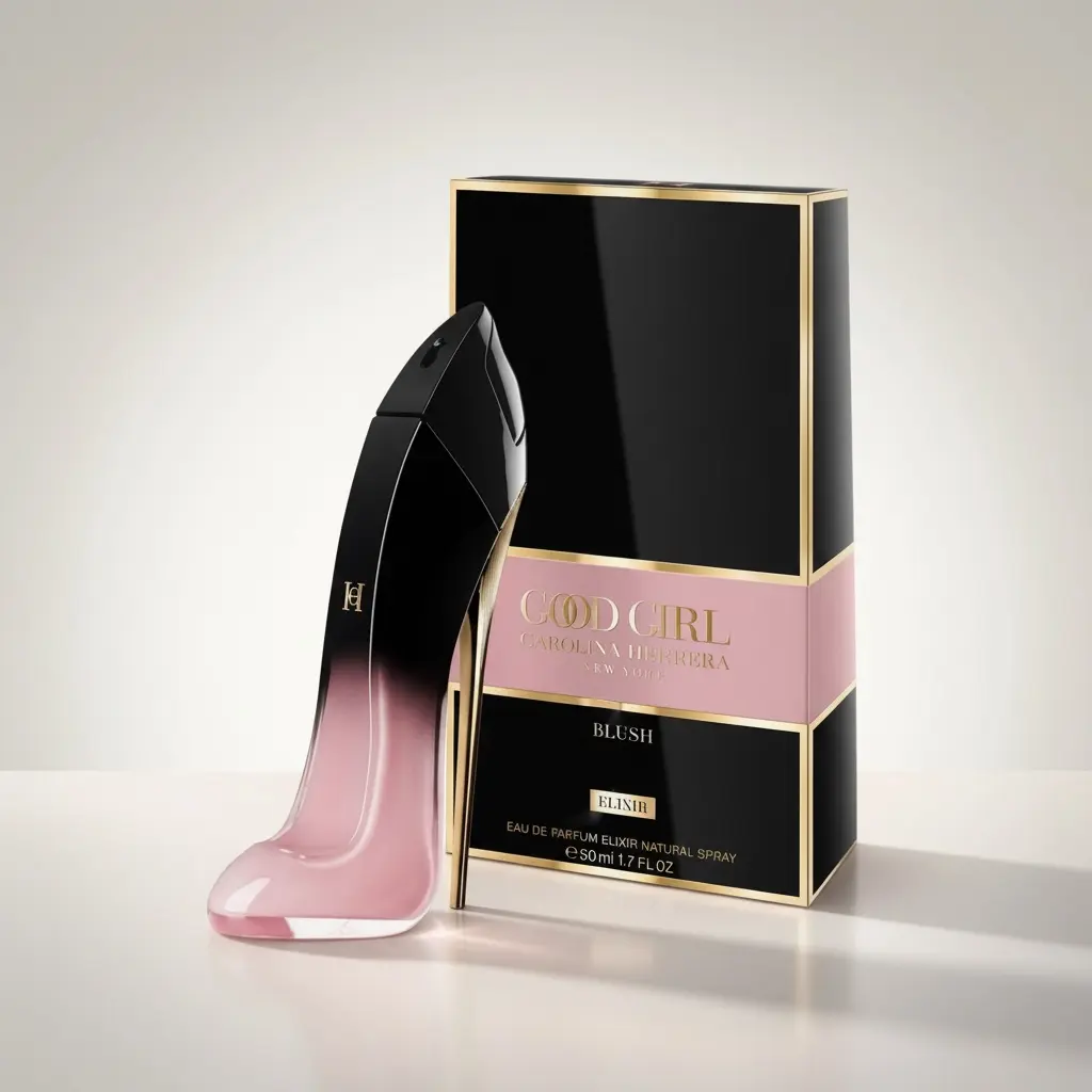 Carolina Herrera Good Girl Blush Elixir Eau de Parfum for Women, Intense & Long-Lasting Creamy Floral Scent with Vanilla & Ylang-Ylang, EDP, Beauty Perfume, Floral Ambery Fragrance