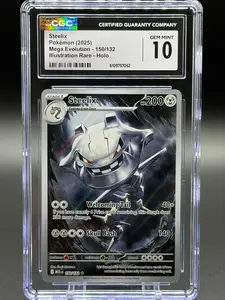 Pokemon TCG Steelix | Mega Evolution 150/132 | CGC Graded GEM MINT 10