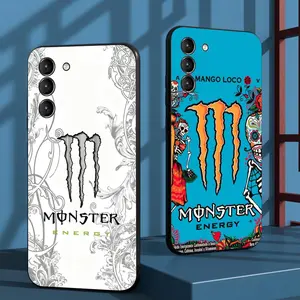 Monster energy drink fashion pattern Phone Case For Samsung Galaxy S26 S25 S24 S23 S22 S21 Plus Ultra Note20 Soft Black Casing Accessories Protection