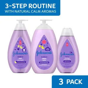 Johnson’S Baby Bedtime Routine Set: Bath, Shampoo, & Baby Lotion, 3 Items Johnson & Johnson
