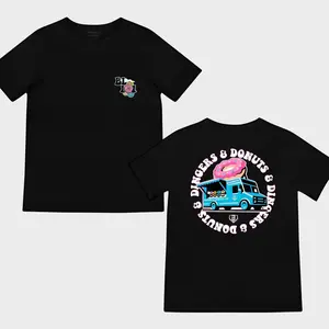 Youth and Adult Baseball Lifestyle 101 Donut Truck T-Shirt, Glazed & Game Day Ready, Gift for Boys Girls, Back to School Outfit