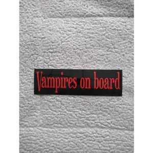 Vampires On Board Bumper Sticker For Car, Laptop, Tumbler