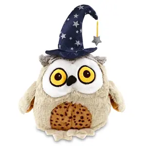 SUPER SOFT PLUSH - FAT BROWN OWL WIZARD