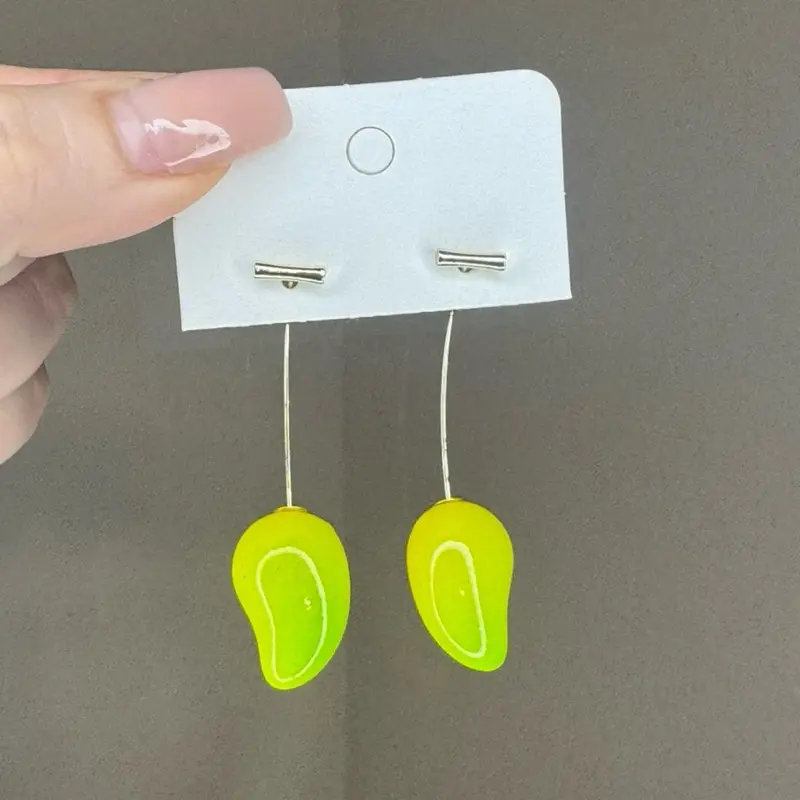 Mango fruit earrings