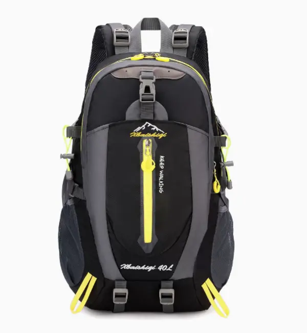 40L Water-Resistant Hiking Backpack - Lightweight Unisex Outdoor Rucksack, Backpacks for School, Ideal for Trekking & Daily Commute
