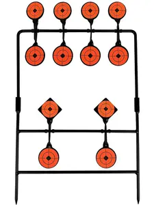 Carbon Steel Target Shooting Practice Rotating Target, Precision Shooting Training Aid, Durable and Reliable for Outdoor Sports