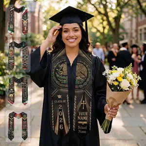 Personalized Mexican Graduation Sash, Mexican Flag Graduation Sash, Mexico Stole, Mexican Graduation Stole 2026, Custom Name & School Stole