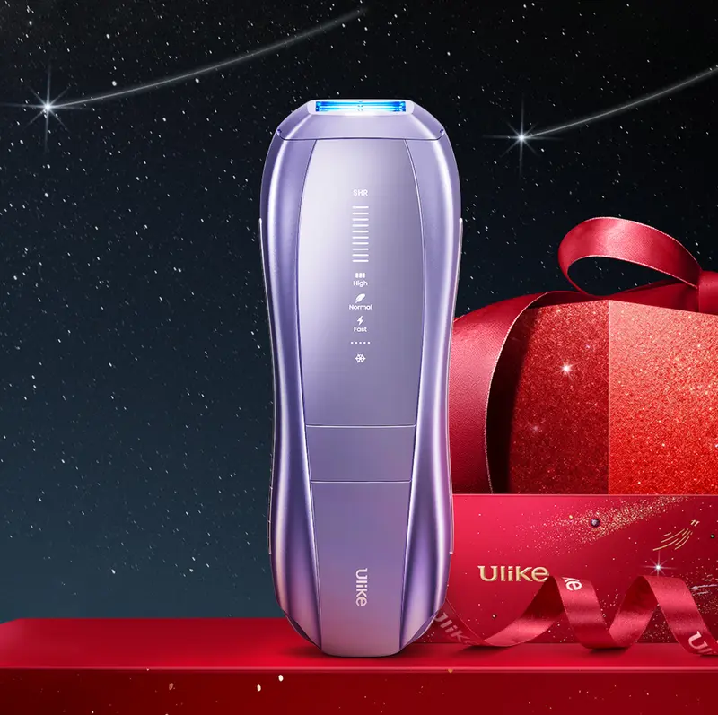 Ulike Laser Hair Removal Air 10 IPL Device with Ice-Cooling Contact Dual Lights Skin Sensor & SHR Mode for Comfortable Effective Results - Epilator