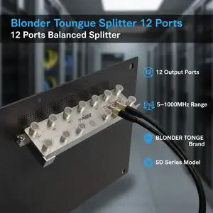 BLONDER TONGUE SDS-12 MDU SERIES 12 OUTPUT PORTS BALANCED SPLITTER 5 – 1000MHZ