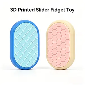 3D Printed Slider Fidget Toy, Stress Relief Push Block, Compact Lightweight Edc Toy, Pressure Relief and Focus, Christmas Gift, Stress Relief Gadgets, Stress Relief Fidgeting, Stress Relieving Accessory