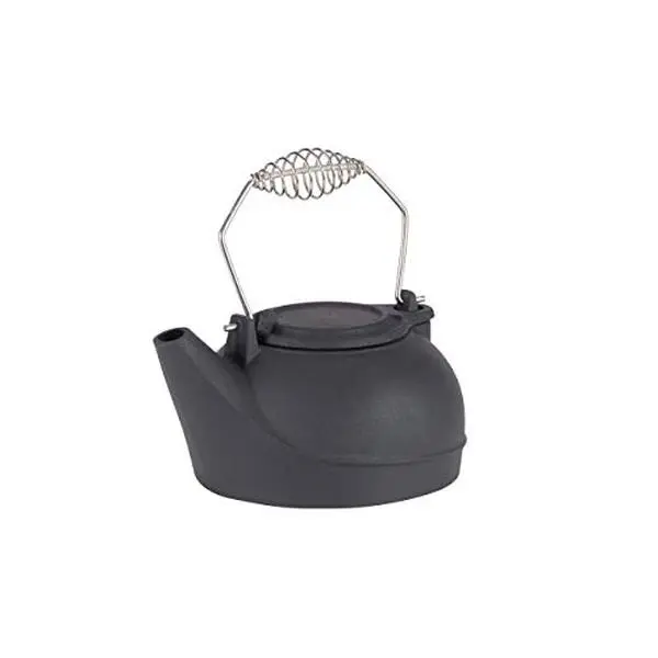 HY-C K25-BLK-P Cast Iron Kettle- 2.5 Quart