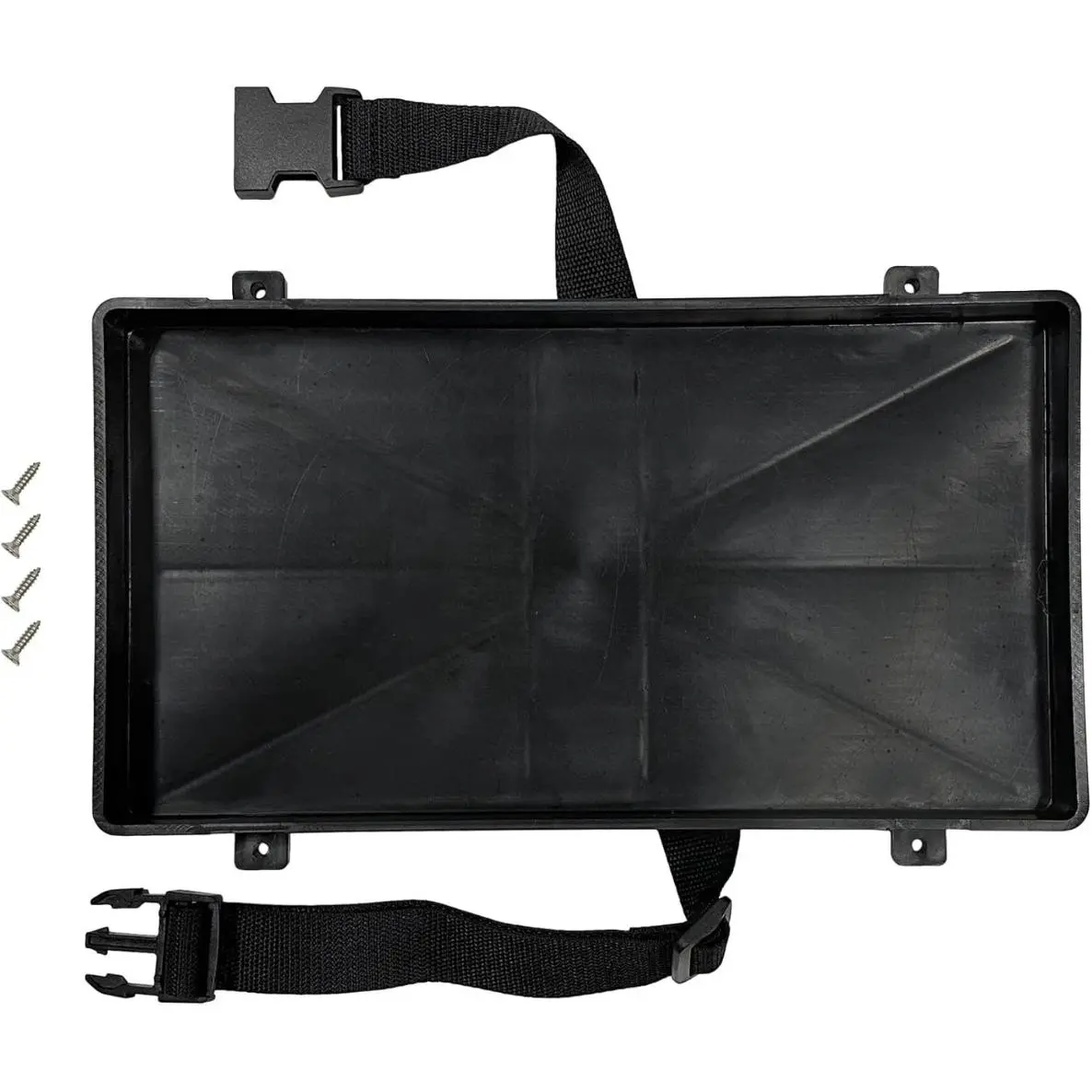 Automotive, Marine, Boat, RV Battery Tray For Battery, Battery Holder (27 Series) with Strap