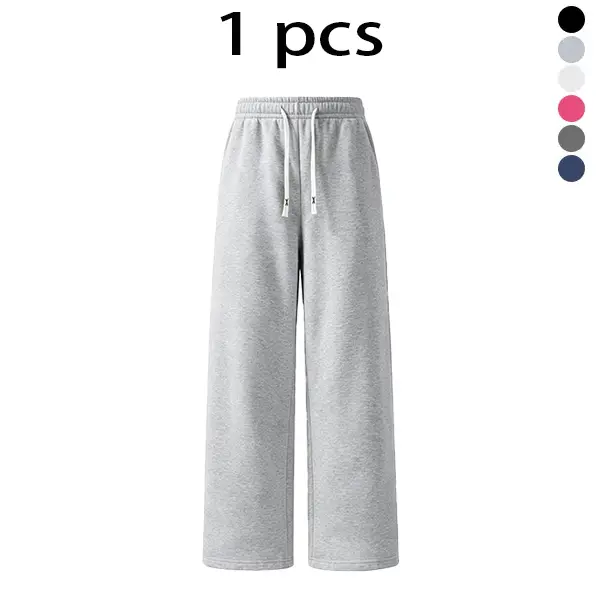 Fall Winter Ultra Soft Wide Leg Sweatpants Breathable Athletic Joggers Loose Fit Pants for Basketball Running Gym Workout Daily Casual Wear