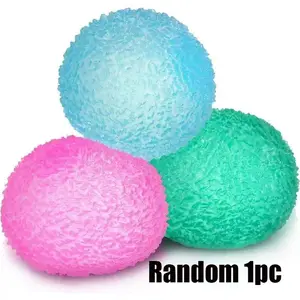 1.6 Inch Textured Mini Stress Ball, High Density Solid Soft Toy, Sensory Small Toy, Classroom Quiet Anxiety Relief, Maltose Filled, Stress Relieving Accessory