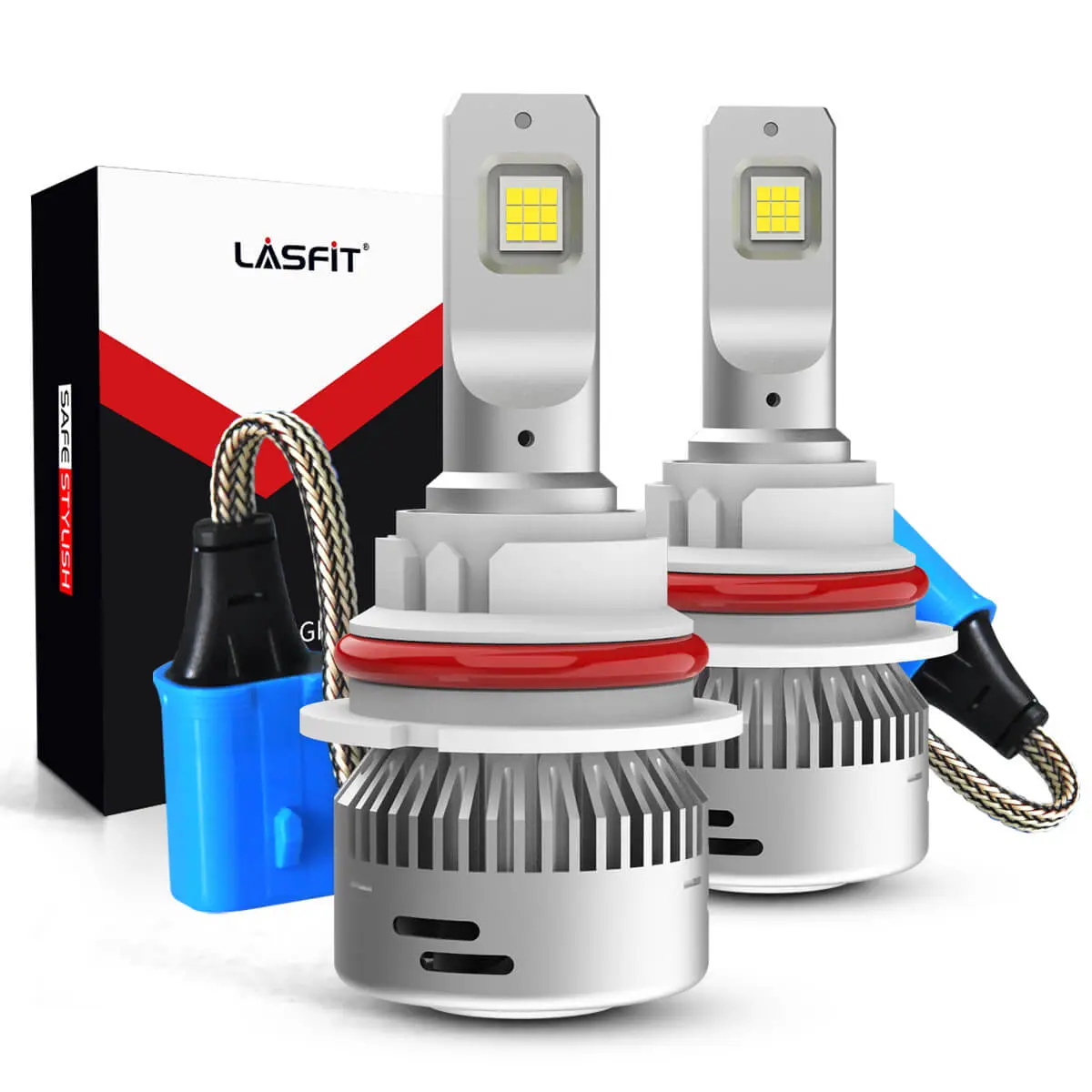 Lasfit 60W 9007 HB5 LA Plus Series | 6,000LM 6000K LED Bulbs Lasfit 60W 9007 HB5 LA Plus Series | 6,000LM 6000K LED Bulbs
