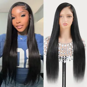 New In Menglle Hair Side Part Straight 13X4 Lace Front Wig With Baby Hair Pre Everything Glueless Quick Wear Human Hair Wigs 200% Density Natural Color#Springfresh#GiftedInLove#Colorpopwig#Menglleclipins#Summervibes