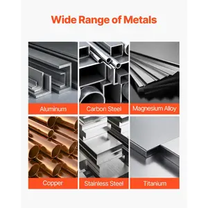 VEVOR TIG Welder, 225A 6-In-1 Aluminum Welding Machine (Large LED Display)- AC TIG/DC TIG/AC Pulse TIG/DC Pulse TIG/Spot TIG/MMA(Stick), 110220V Dual Voltage Electric Welder with IGBT Inverter