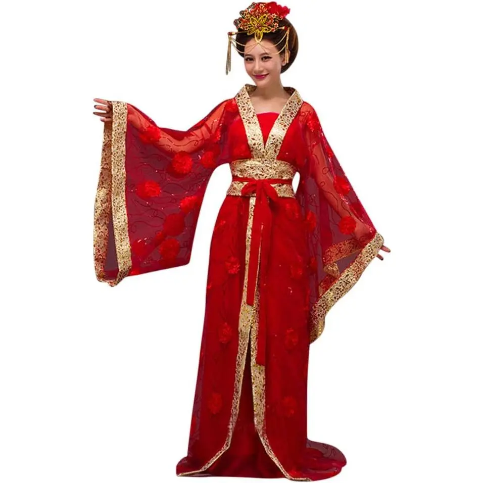 Women's Elegant Hanfu Costume Set, 4-Piece Traditional Chinese Dynasty Dress in Cotton Linen Blend with Sheer Robe & Hair Clip Accessories, Lady, Women's Clothes, Hanfu Dress, Cotton Blend, Simple, Stunning Costume, Flower, Fits, Gorgeous, One Size