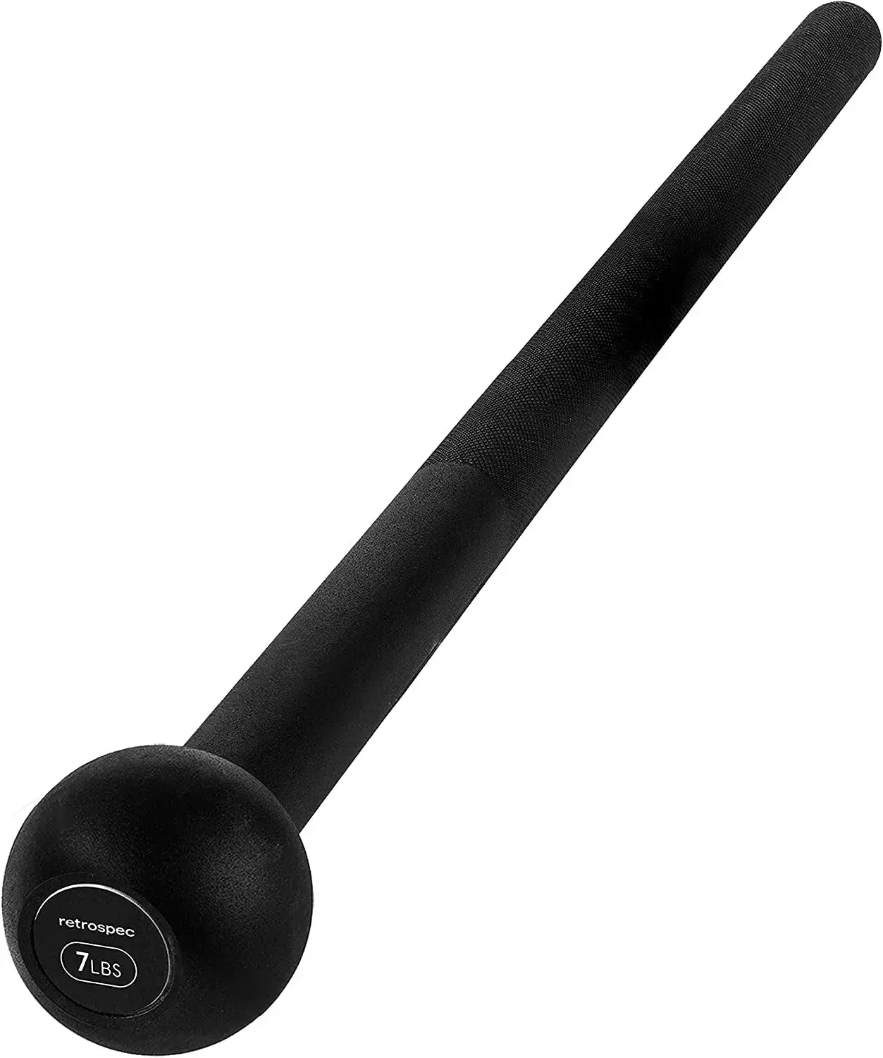 Steel Macebell with Ergonomic Knurled Grip - Welded for Heavy Impacts, Rotational Workouts & Resistance Training - Balanced Conditioning Tool - 5, 7, 10, 15, 20, 30 lbs, Strength Training Equipment, Shoulders, Ergo Grip, Crossfit Gear, All Steel, Balanced