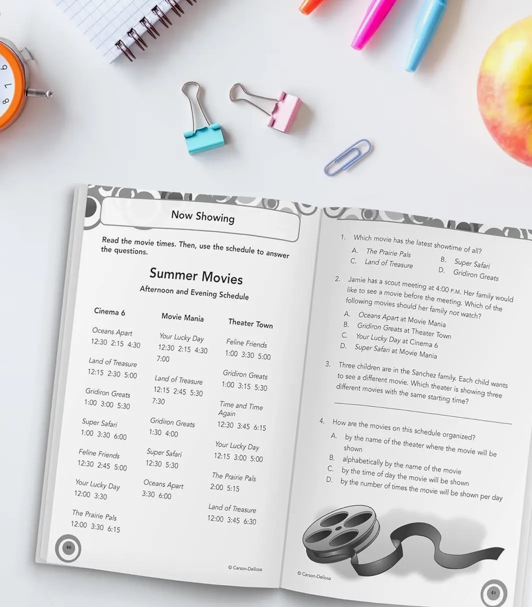 Carson Dellosa Skill Builders Reading Comprehension 6th Grade Workbook ...