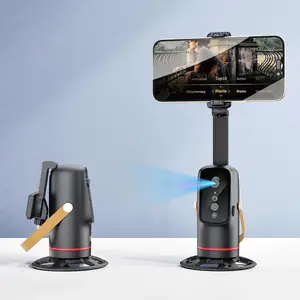 Face Recognition Tracking Tripod with Gesture Control, Automatic Follow, 360 Degree Rotation, Smart Phone Holder for Live Streaming Vlogs, Tripod Stabilizer