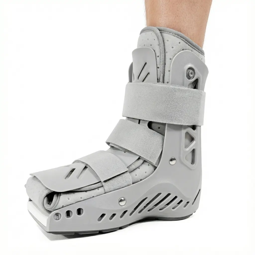 Dual Airbag Medical Walking Footwear - Lightweight Boot with Adjustable Straps for Ankle, Foot Support (Volleyball Sports & Outdoor Use)