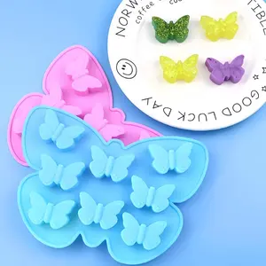 1pc Butterfly Silicone Ice Cube Tray, Ideal for Wax Melting and Chocolate Molds, Summer Party Food Creation Tool